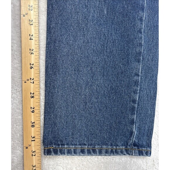 Levi’s 505 Men’s Jeans 36x32 Regular Fit Straight Stonewash Blue Denim Cotton - Picture 10 of 11